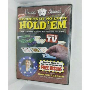 Howard Lederer - More Secrets of Texas No-Limit Hold Em (DVD, 2005)